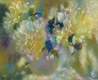 Augusto Giacometti - Pfingstrosen, 1932