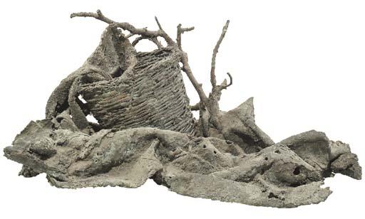 Augusto Murer - Cestino con drappeggio