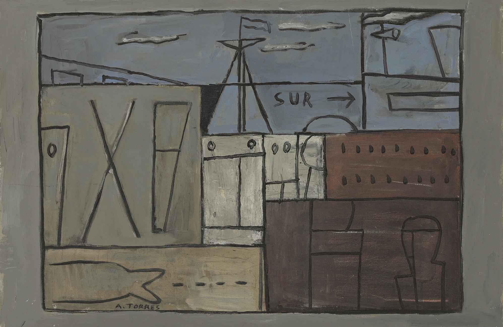 Augusto Torres - Constructivo con cielo y nubes