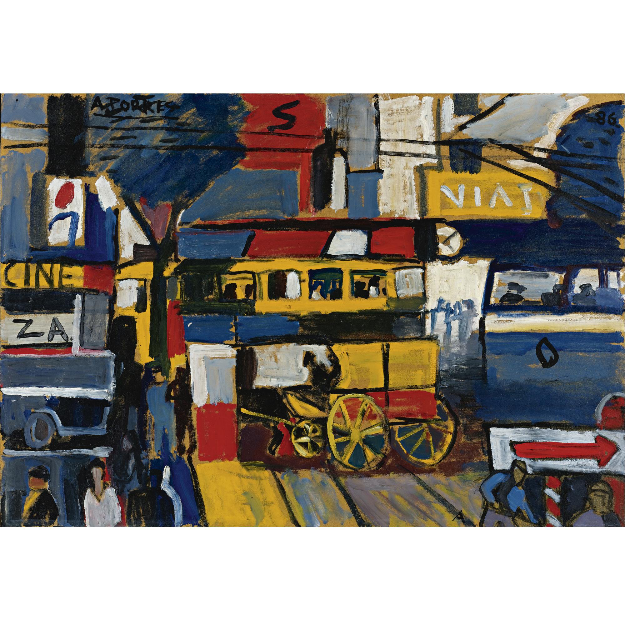 Augusto Torres - Street Scene, Montevideo