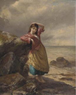 Augustus E. Mulready - The fisherman\'s daughter