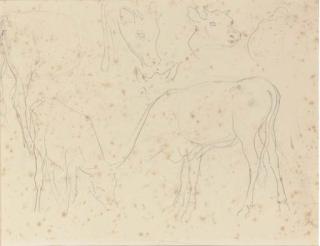 Augustus Edwin John, O.M., R.A. - Cattle grazing