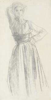 Augustus Edwin John, O.M., R.A. - Dorelia Standing