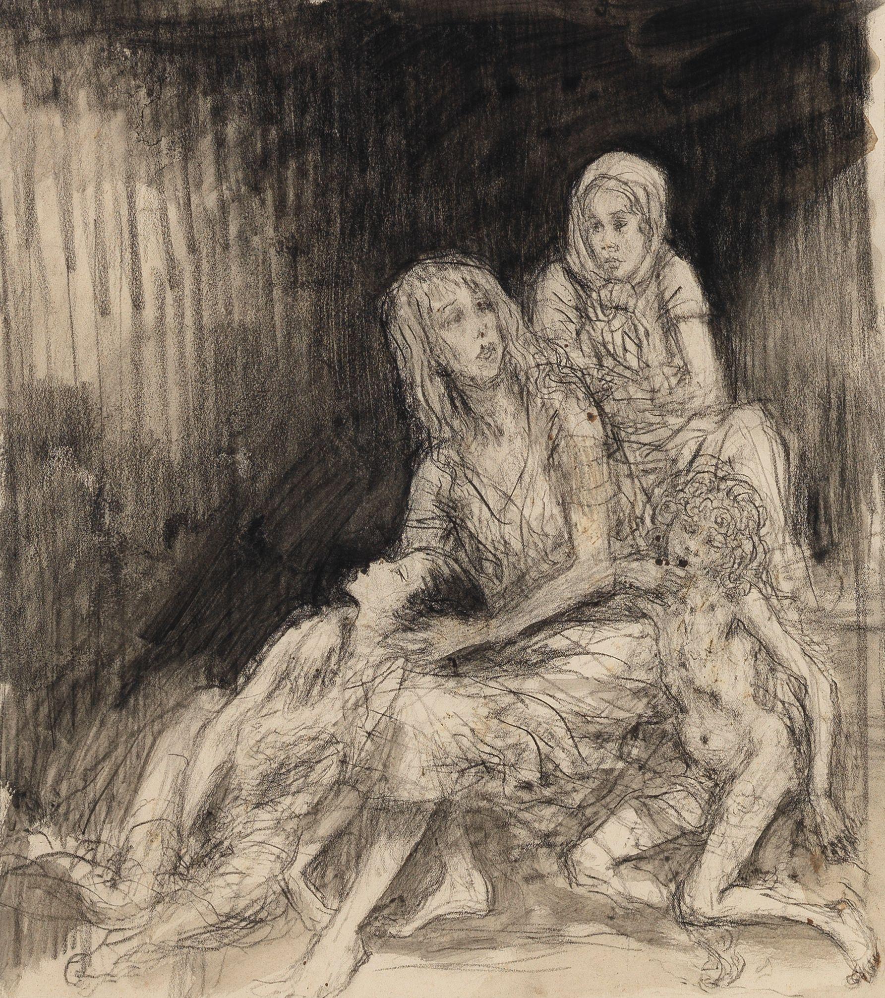 Augustus Edwin John O.M., R.A. - Family Group