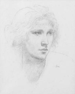 Augustus Edwin John, O.M., R.A. - Head of a girl