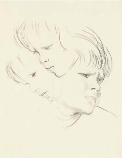 Augustus Edwin John, O.M., R.A. - Head Studies of Edwin John