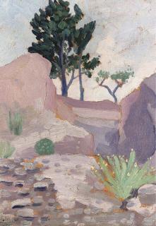 Augustus Edwin John, O.M., R.A. - Landscape, Martigues