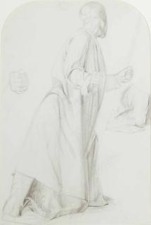 Augustus Edwin John, O.M., R.A. - Male figure study