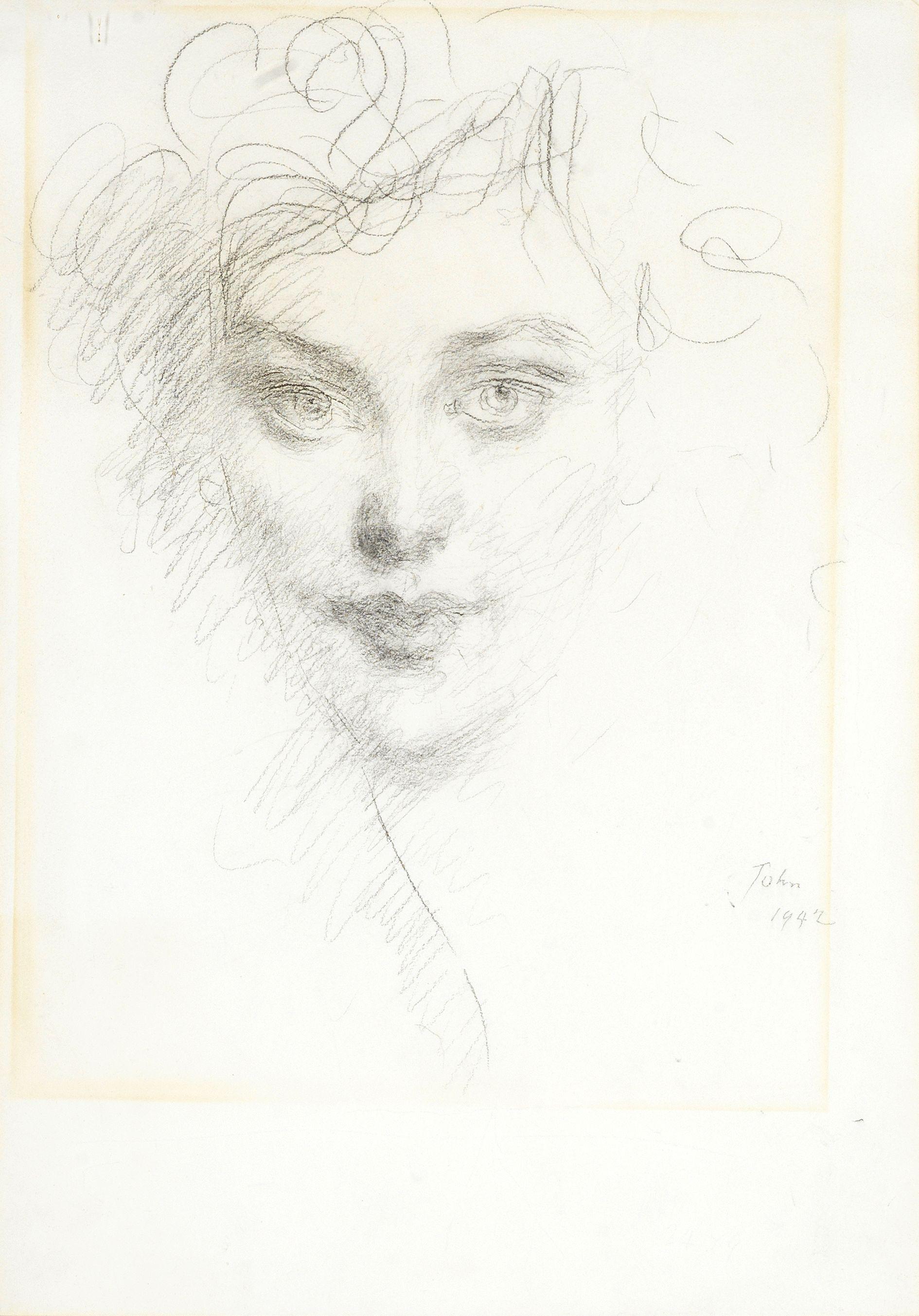 Augustus Edwin John O.M., R.A. - Portrait of a Lady