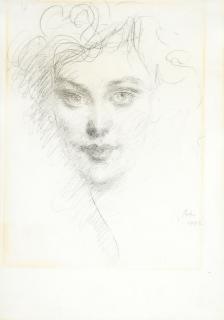 Augustus Edwin John O.M., R.A. - Portrait of a Lady