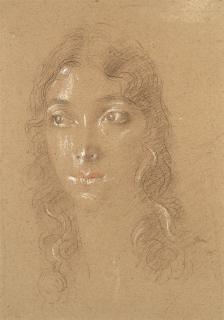 Augustus Edwin John O.M., R.A. - Portrait Of A Lady