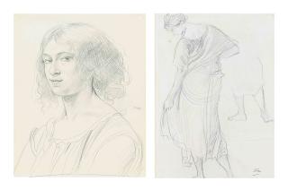 Augustus Edwin John, O.M., R.A. - Portrait of a young lady, bust-length