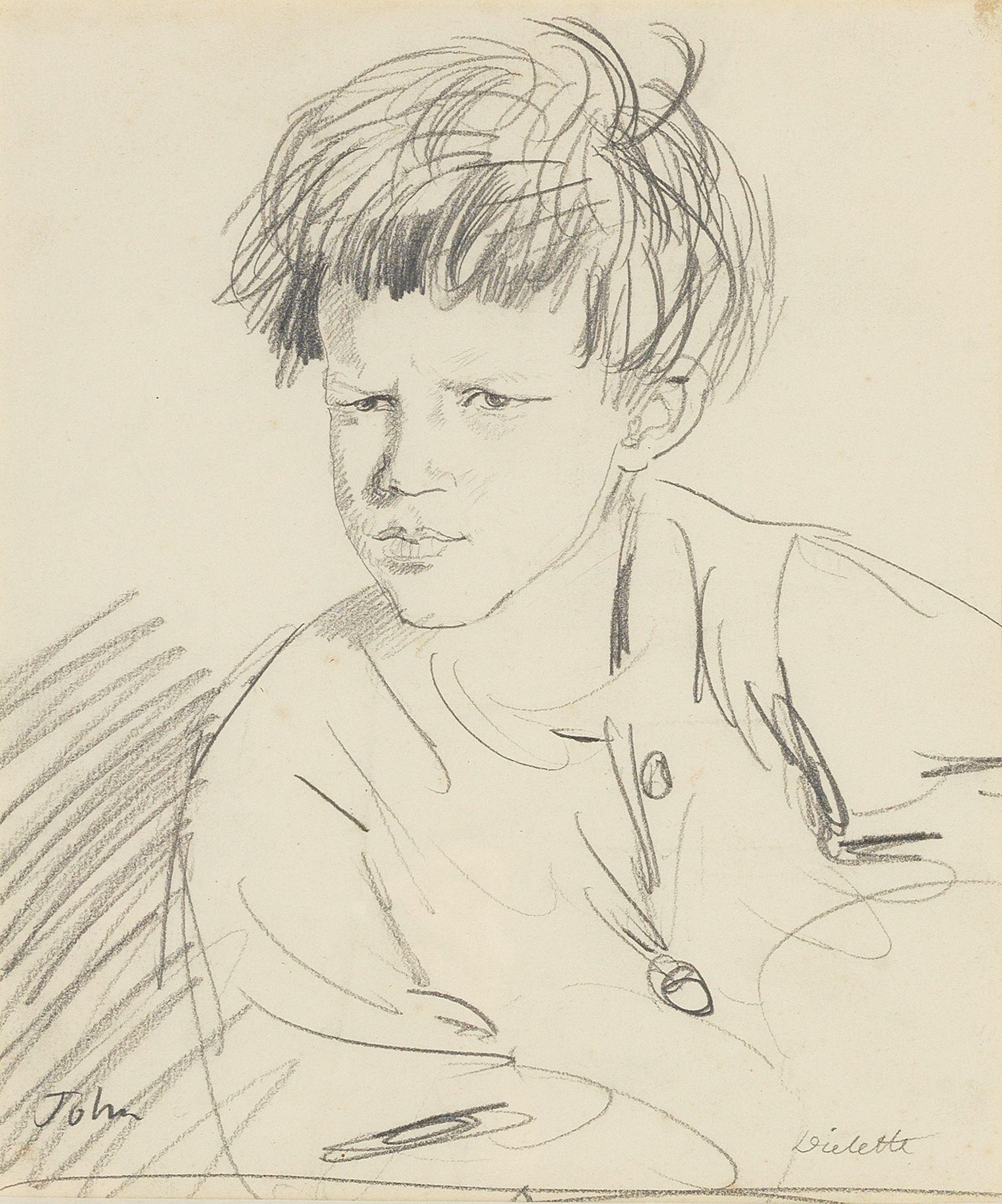 Augustus Edwin John O.M., R.A. - Portrait of Edwin John