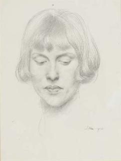 Augustus Edwin John, O.M., R.A. - Portrait of Iris Tree