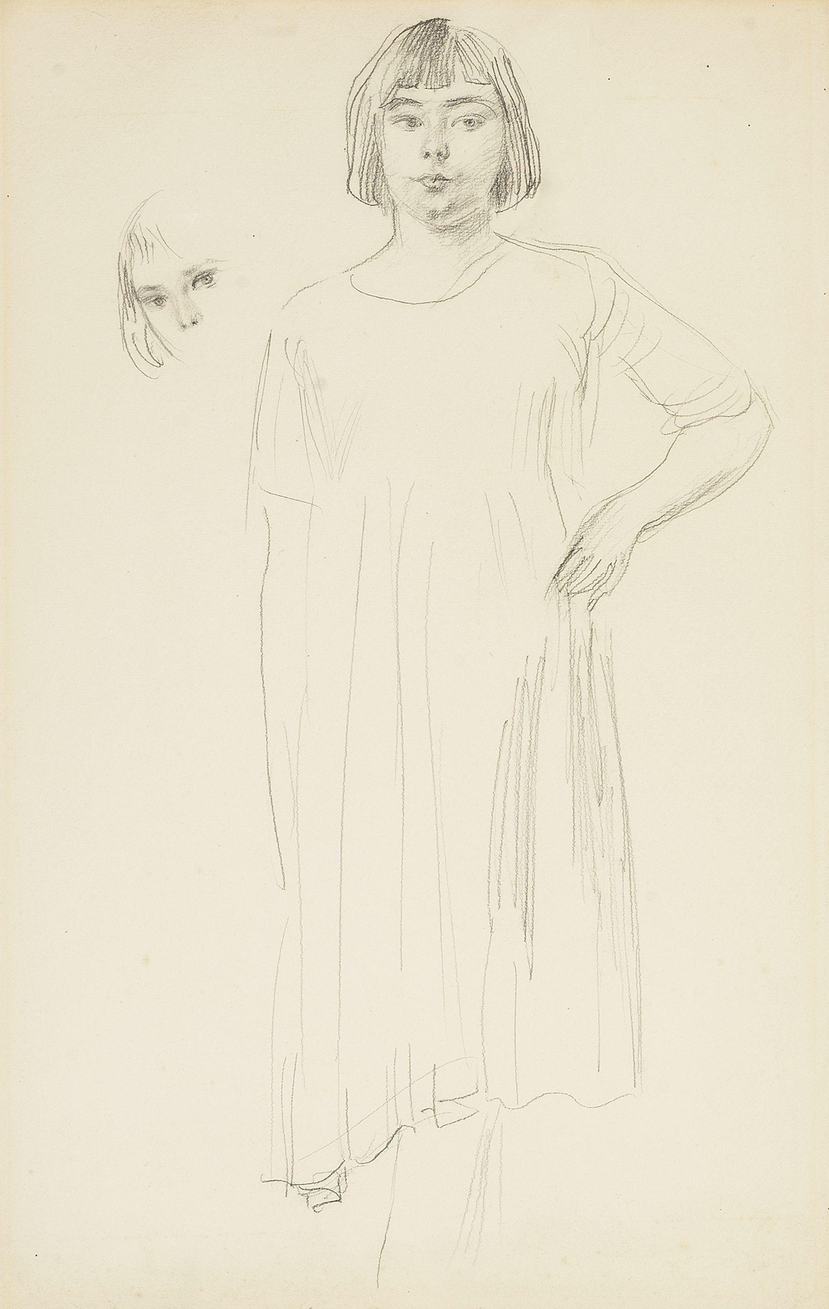 Augustus Edwin John O.M., R.A. - Portrait of Poppet