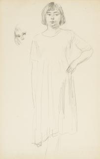 Augustus Edwin John O.M., R.A. - Portrait of Poppet