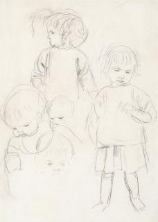 Augustus Edwin John O.M., R.A. - Studies of Children