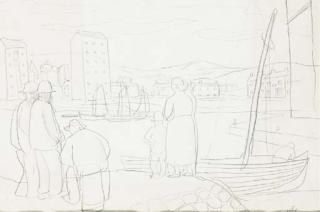 Augustus Edwin John, O.M., R.A. - Study for a composition, Galway