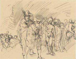 Augustus Edwin John, O.M., R.A. - Study for Walpurgis Night