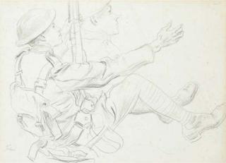 Augustus Edwin John, O.M., R.A. - Study of a Canadian Soldier No. 5