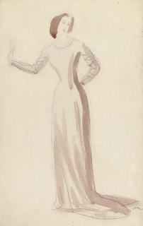 Augustus Edwin John, O.M., R.A. - Study of Lady Ottoline Morrell