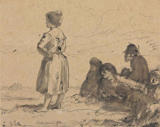 Augustus Edwin John, O.M., R.A. - The Wreckers