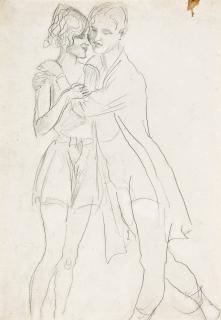 Augustus Edwin John, R.A. - The Dancers II