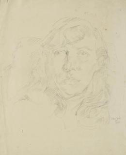 Augustus Edwin John - Portrait d\'homme