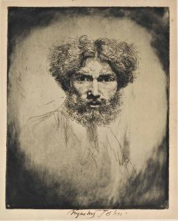 Augustus Edwin John - Portrait of the Artist: Tête Farouche (Campbell Dodgson 10)