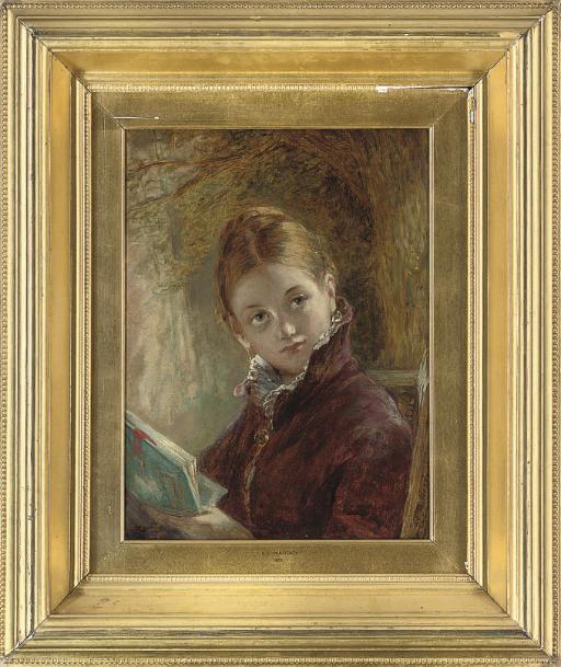 Augustus Edwin Mulready - A quiet read