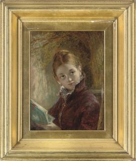 Augustus Edwin Mulready - A quiet read