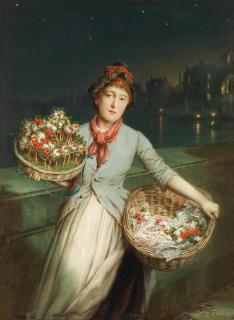 Augustus Edwin Mulready - \'The Close of Day\'