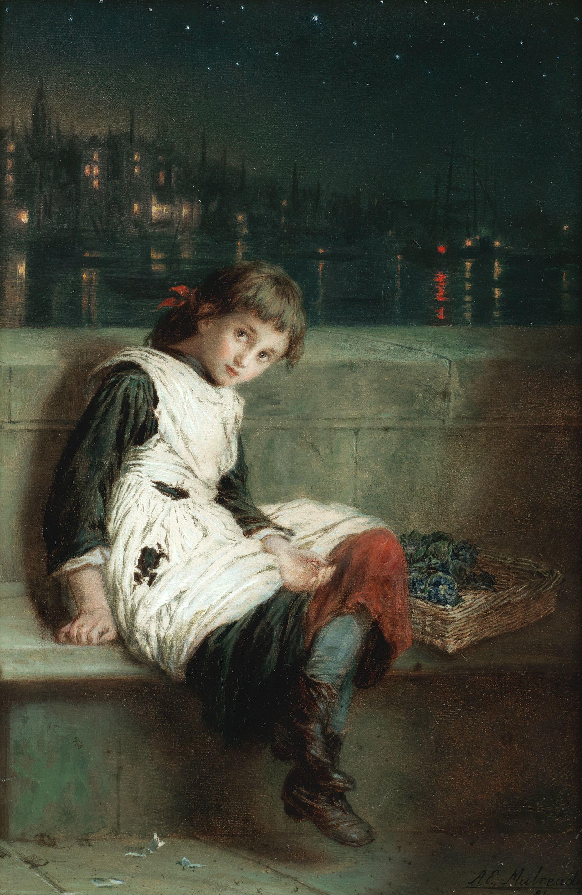 Augustus Edwin Mulready - \'The Day Is Done\'