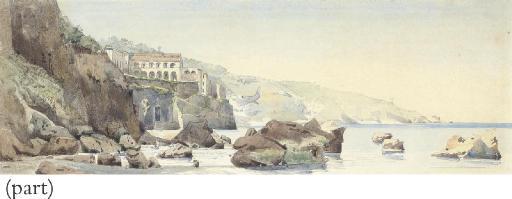 Augustus John Cuthbert Hare - View On The Coast Of The Bay Of Naples