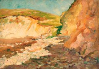 Augustus John, O.M., R.A. - Coastal Landscape, Dorset