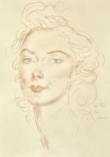 Augustus John, O.M., R.A. - Drawing Of Poppet