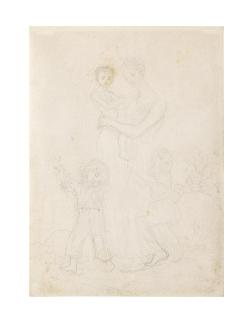 Augustus John O.M., R.A. - Figural study