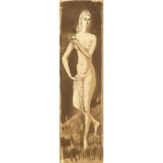 Augustus John O.M. R.A. - Figure Study For Decoration