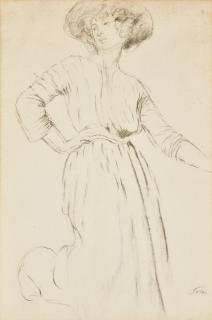 Augustus John, O.M., R.A. - Ida; Study For \