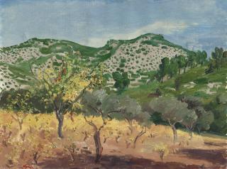 Augustus John, O.M., R.A. - Olive Grove, Provence
