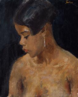 Augustus John, O.M., R.A. - Portrait Of A Girl