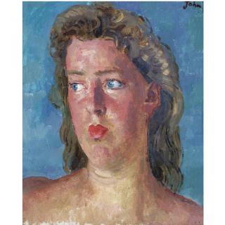 Augustus John O.M. R.A. - Portrait Of Bridget Macnamara