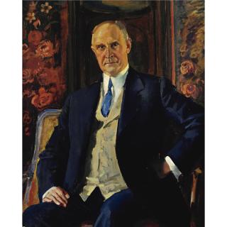 Augustus John, O.M., R.A. - Portrait Of Hon. Alvan T. Fuller, Governor Of Massachusetts