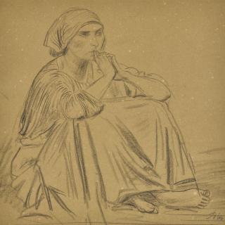 Augustus John, O.M., R.A. - Sketch Of Dorelia