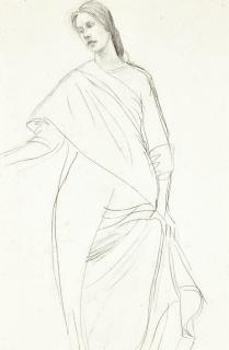 Augustus John, R.A. - Euphemia Lamb; Euphemia Lamb Standing