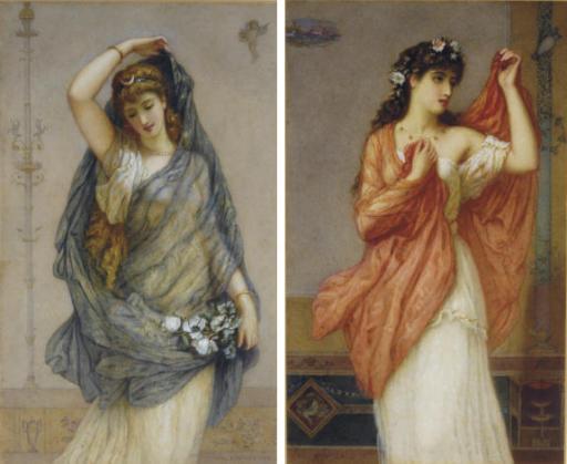 Augustus Jules Bouvier - Morning; and Night