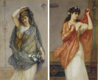 Augustus Jules Bouvier - Morning; and Night