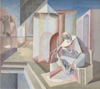 Augustus Lunn, A.R.C.A. - Composition With A Seated Figure