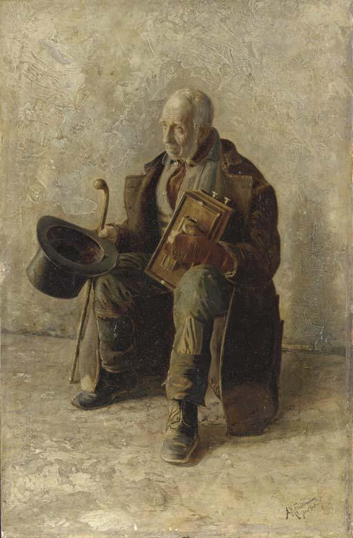 Augustus Maurice Friedlander - Street Musician