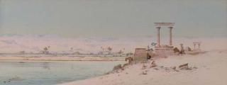 Augustus Osborne Lamplough - Ruins on the upper Nile